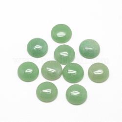 Natürlichen grünen Aventurin Cabochons, halbrund / Dome, 6x3~4 mm
