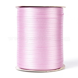 Double Face Satin Ribbon, Polyester Ribbon, Lilac, 1/8 inch(3mm) wide, about 880yards/roll(804.672m/roll)