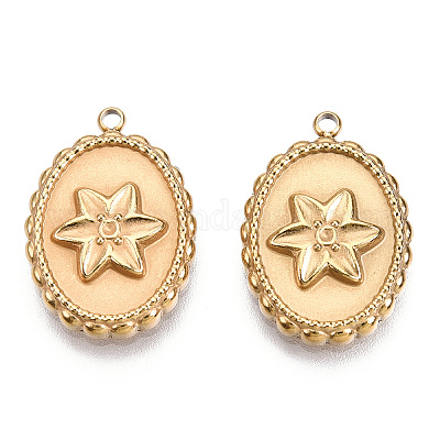 Подвески из нержавеющей стали 304 со стразами STAS-T060-52G-1