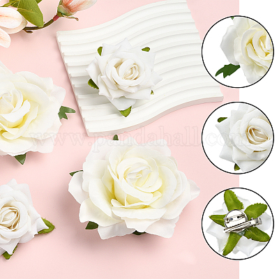 Заколки для волос из ткани и железа из кожи аллигатора AJEW-SP0002-84A-1