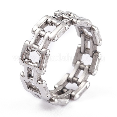 Кольца для пальцев из нержавеющей стали 304 RJEW-K233-05B-P-1