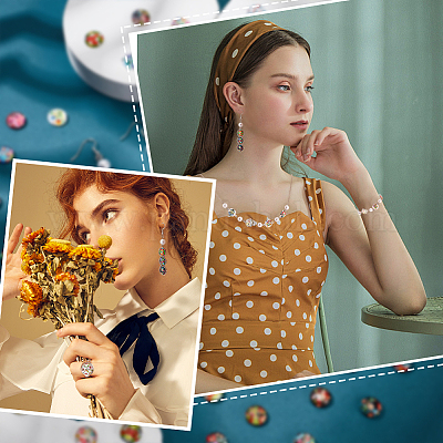 Кабошоны из стекла GLAA-PH0002-18-1