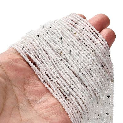 Бусины из натурального радужного лунного камня G-RM2025-A15-2mm-1