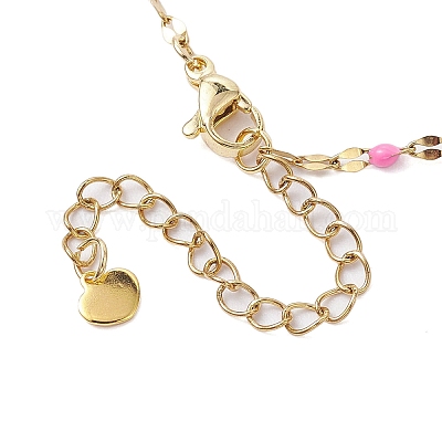 Браслеты на ногу из эмалированной нержавеющей стали 304 AJEW-AN00630-1