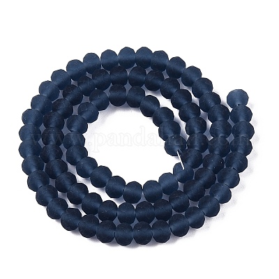 Прозрачные стеклянные бусины EGLA-A044-T6mm-MD12-1