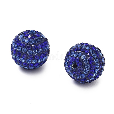 Полосатый узор полимерная глина стразы бусины CLAY-NH0001-01I-1