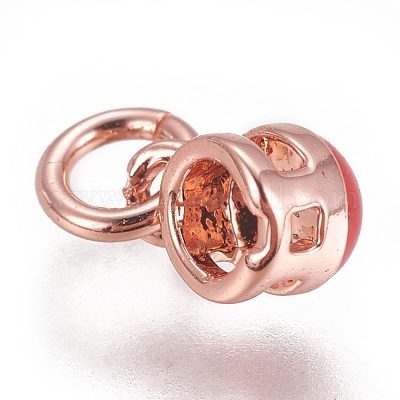 Латунь эмаль подвески&nbsp;KK-L188-04A-RG-1