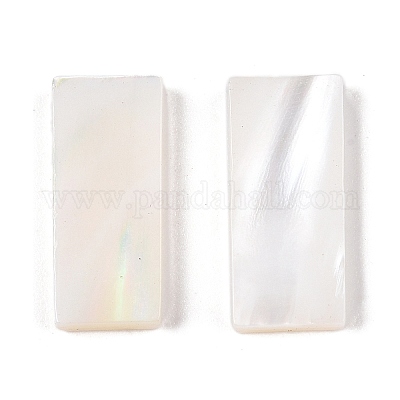 Натуральный белый кабошоны оболочки SSHEL-T017-07-1