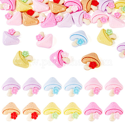 Кабошоны из непрозрачной смолы CRES-TA0001-46-1