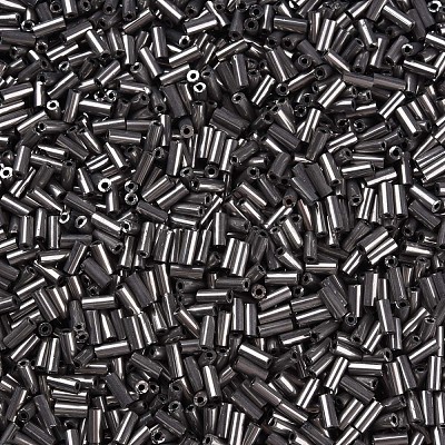 Стеклянные бусины цвета металлик SEED-N005-001-D01-1