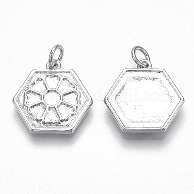 Латунные подвески для эмали KK-S356-003P-NF-1