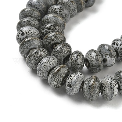 Фарфора ручной работы бисер нитей PORC-B002-07-1