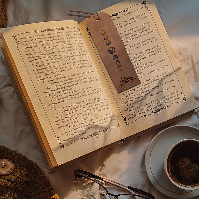 Этикетки из воловьей кожи AJEW-WH0386-0009-1