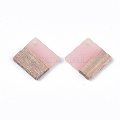 Подвески из смолы и ореха&nbsp;RESI-S358-53B-1