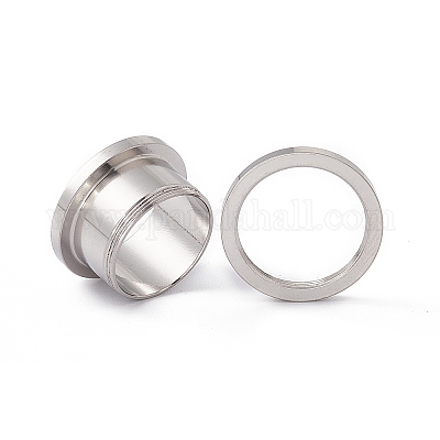 Не тускнеющие беруши из нержавеющей стали 304 калибры EJEW-G317-01L-P-1