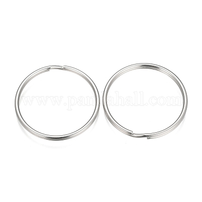 Брелки для ключей из нержавеющей стали 304 STAS-P178-50x2.3mm-P-1