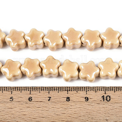 Фарфора ручной работы шарик нити PORC-N011-04D-1