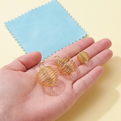 30шт 3 стиля круглые подвески из железной проволоки IFIN-YW0001-25-1