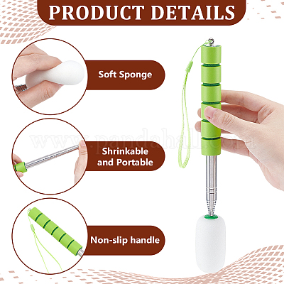 2 шт. 2 вида телескопической силиконовой губчатой щетки&nbsp;TOOL-UN0001-55-1