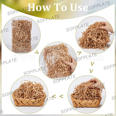 4 комплект бумажных наполнителей из измельченной бумаги OCOR-SP0001-03F-1