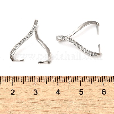 925 стерлинговое серебро с родиевым покрытием STER-NH0001-52P-1