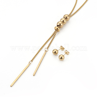 Комплекты украшений из нержавеющей стали 304 SJEW-L138-01-1