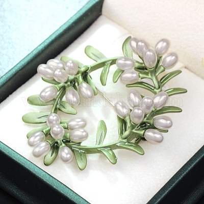 Причудливая брошь из сплава с краской для выпечки PW-WGBD369-01-1