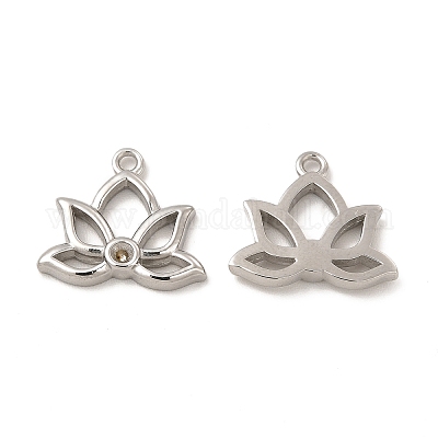 Подвеска из нержавеющей стали 304 со стразами STAS-C070-21P-1