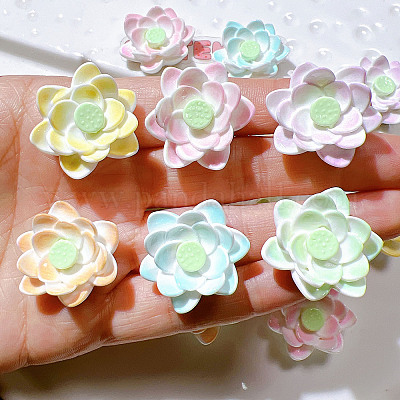 Непрозрачные кабошоны из смолы KY-G031-01-1