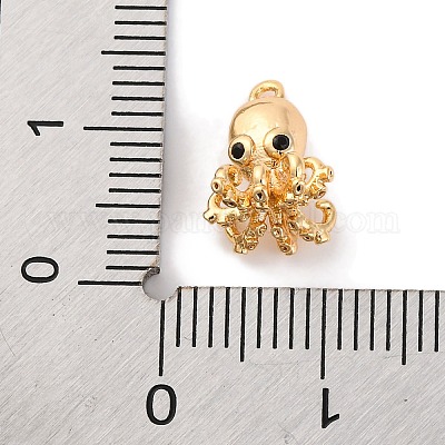 Латунные подвески с прозрачными кубическими цирконами KK-S403-01G-1