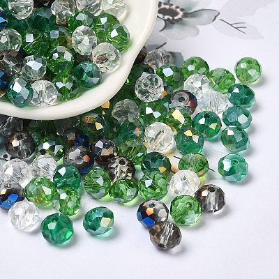 Стеклянные бусины EGLA-A034-LM8mm-24-1