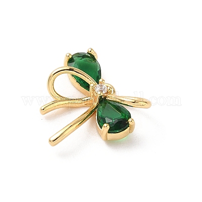 Латунные микро проложить кубического циркония подвески KK-D504-13A-G-1