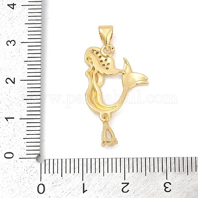 Латунные микро проложить кубического циркония подвески KK-D317-124G-1