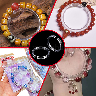 24шт акриловый держатель для одного браслета BDIS-ME0001-01B-1