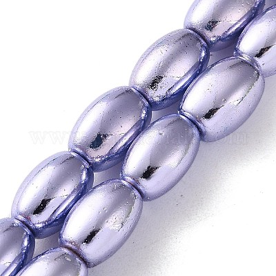 Гальванические нити синтетических магнитных гематитовых бусин G-C248-I01-8x12mm-1