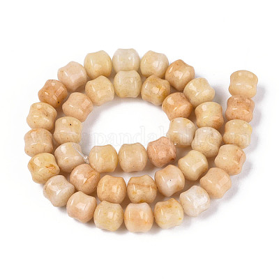 Природный Топаз нефрита бисер нитей&nbsp;G-N353-06A-02-1