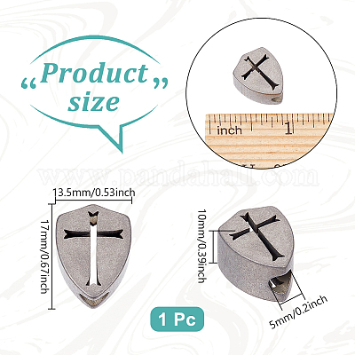 1 шт. бусины из титанового сплава tc4 FIND-NB0006-57-1