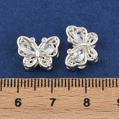 Многожильные звенья из латуни с паве из кубического циркония ZIRC-F145-03S-01-1