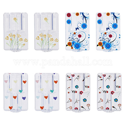 4 пара 4 стильных защитных чехлов для кабеля передачи данных из ТПУ AJEW-HY0001-31-1