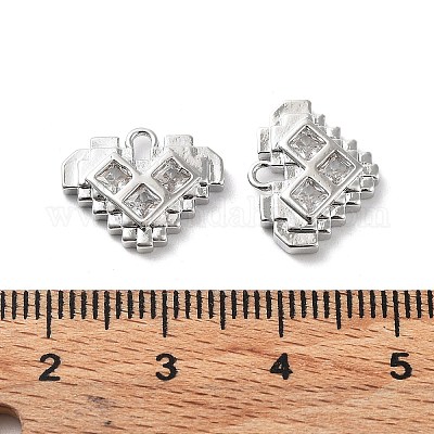 Стойки обшивки латунь микро проложить Циркон подвеску KK-K333-94P-1