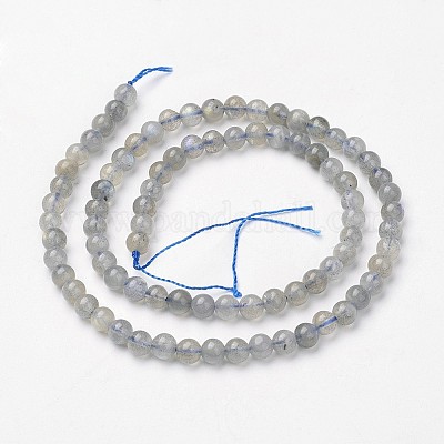 Природные лабрадорита бисер нитей G-F362-08-5mm-1