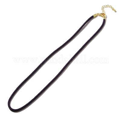 Изготовление ожерелья из нейлонового миланского шнура MAK-M028-01G-32-1