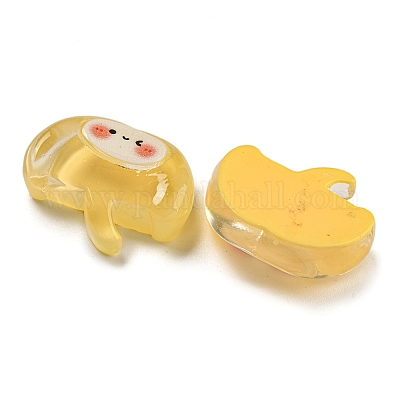 Кабошоны из непрозрачной смолы с тематикой ледяного океана CRES-D040-02G-1