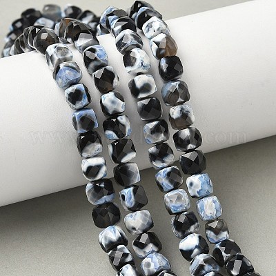 Природные пожары треск агат бисер нитей G-H078-C49-6mm-02-1