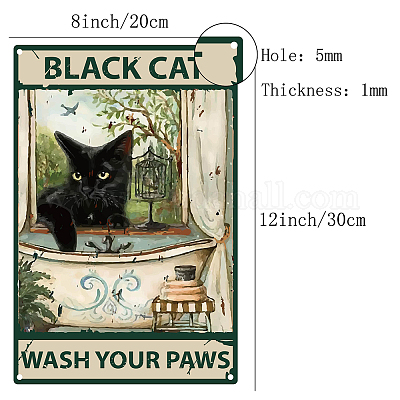 Старинный металлический оловянный знак AJEW-WH0157-040-1