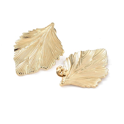 Серьги-гвоздики из нержавеющей стали 304 EJEW-H115-26G-1