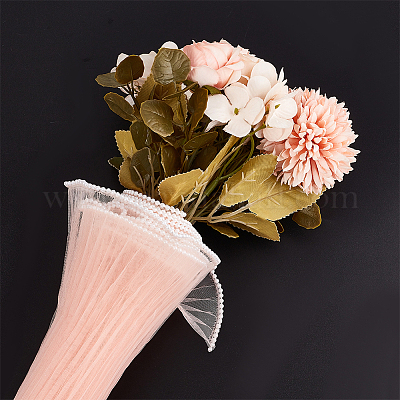 Полиэфирная сетка для обертывания цветочных букетов DIY-WH0542-38C-1