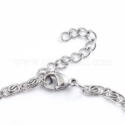 Устойчивые к потускнению браслеты из нержавеющей стали 304 lumachina chain BJEW-L673-013-P-1