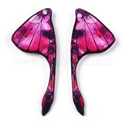 Подвески в виде крыльев из эпоксидной смолы RESI-TAC0021-96A-1