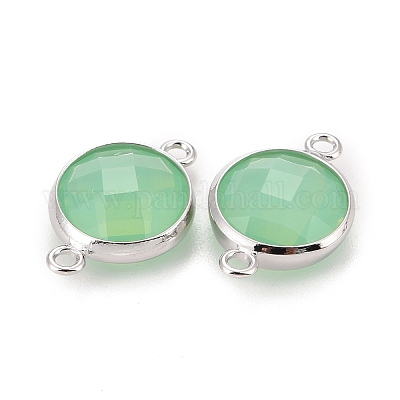 Соединители звеньев латуни стеклянные KK-C228-03P-1